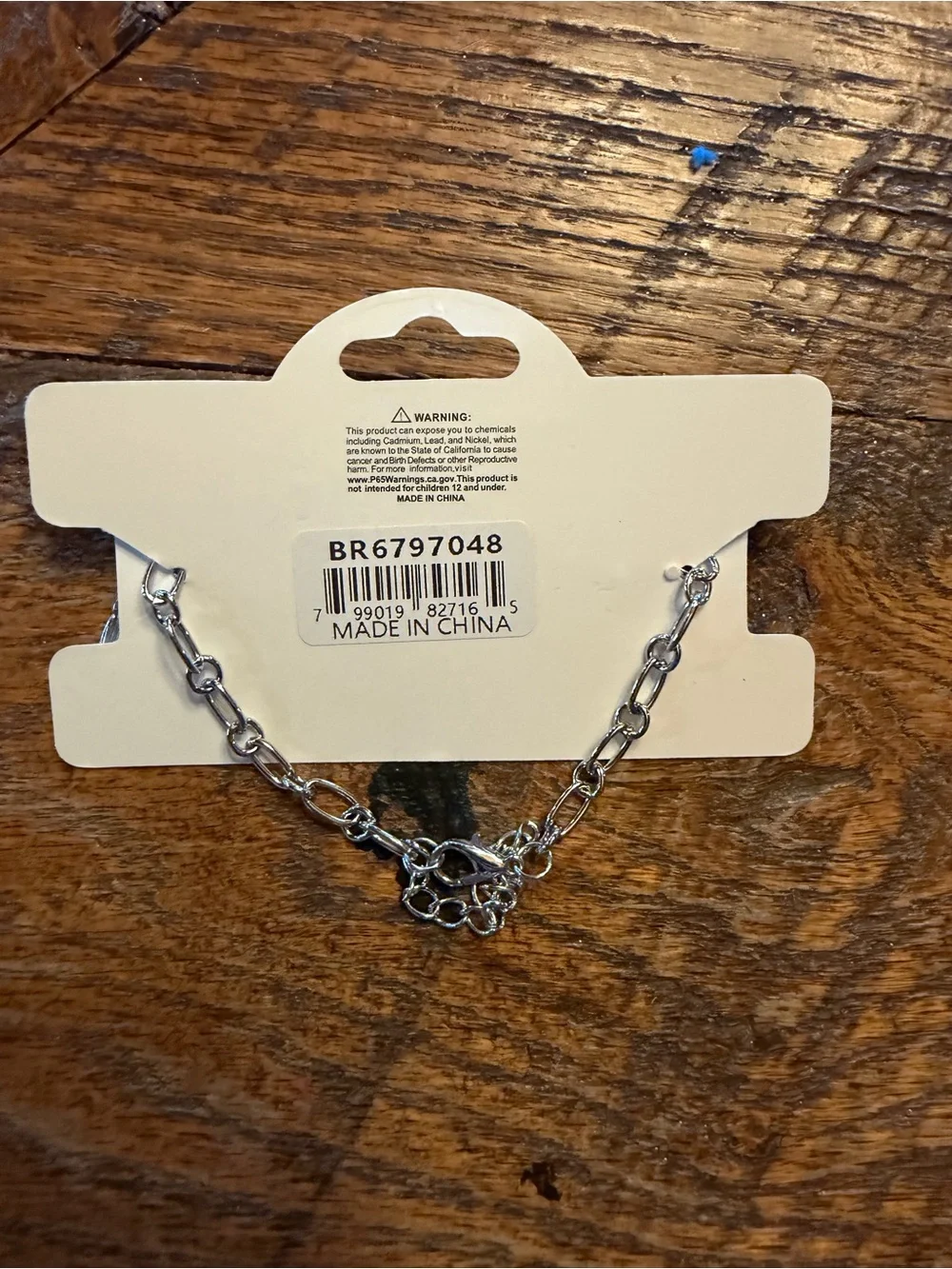 Silver-Tone Kids Cheer Charm Bracelet in Silver